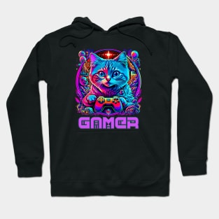 Gamer cat Hoodie